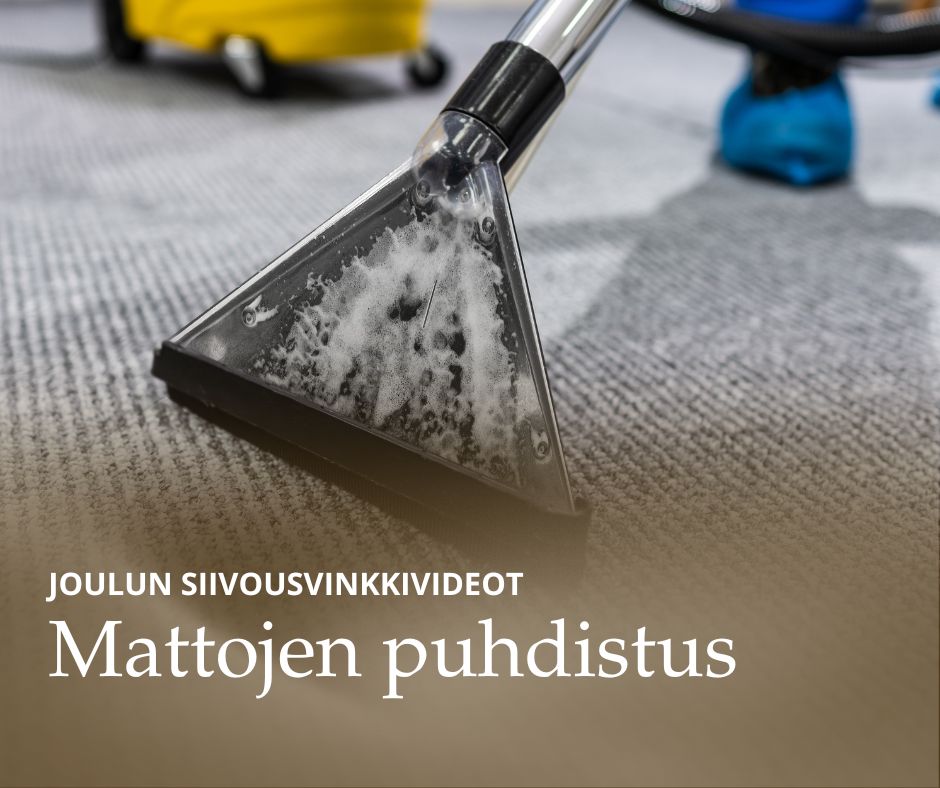 Mattojen puhdistus