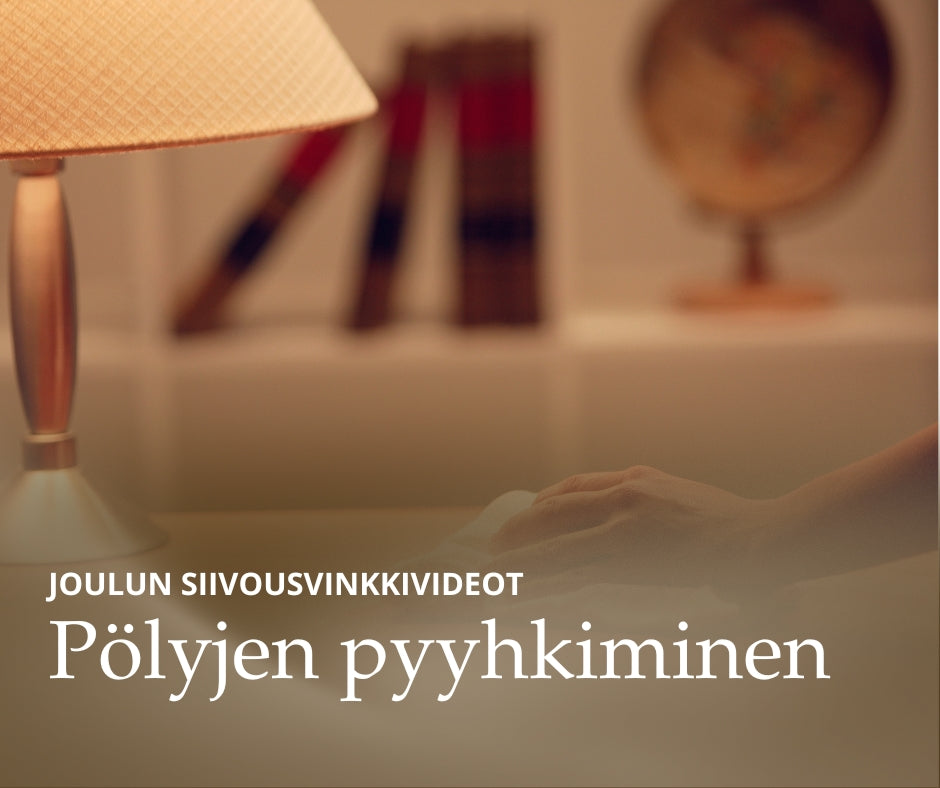 Pölyjen pyyhkiminen