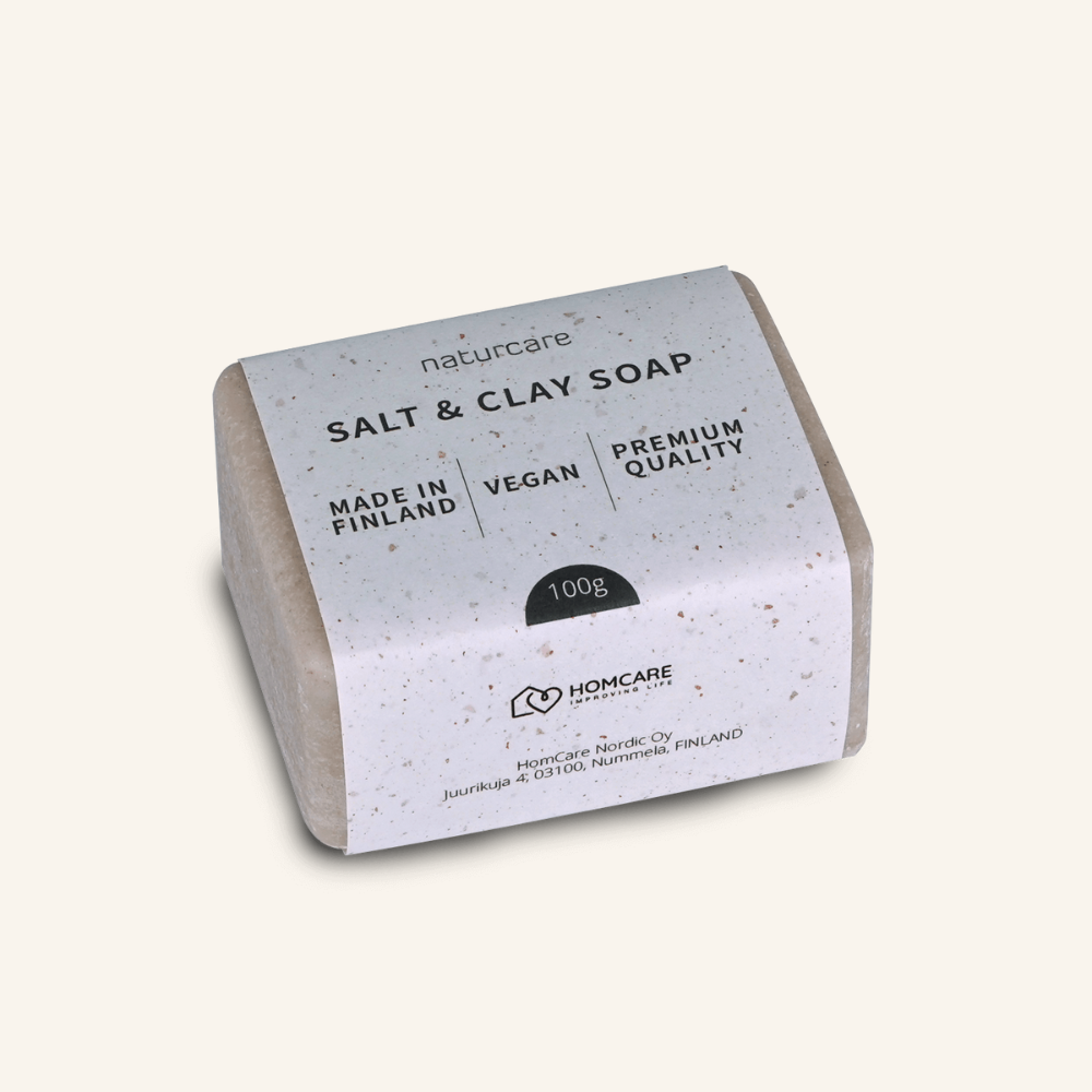 NaturCare Salt & Clay Soap -palasaippua 100 g