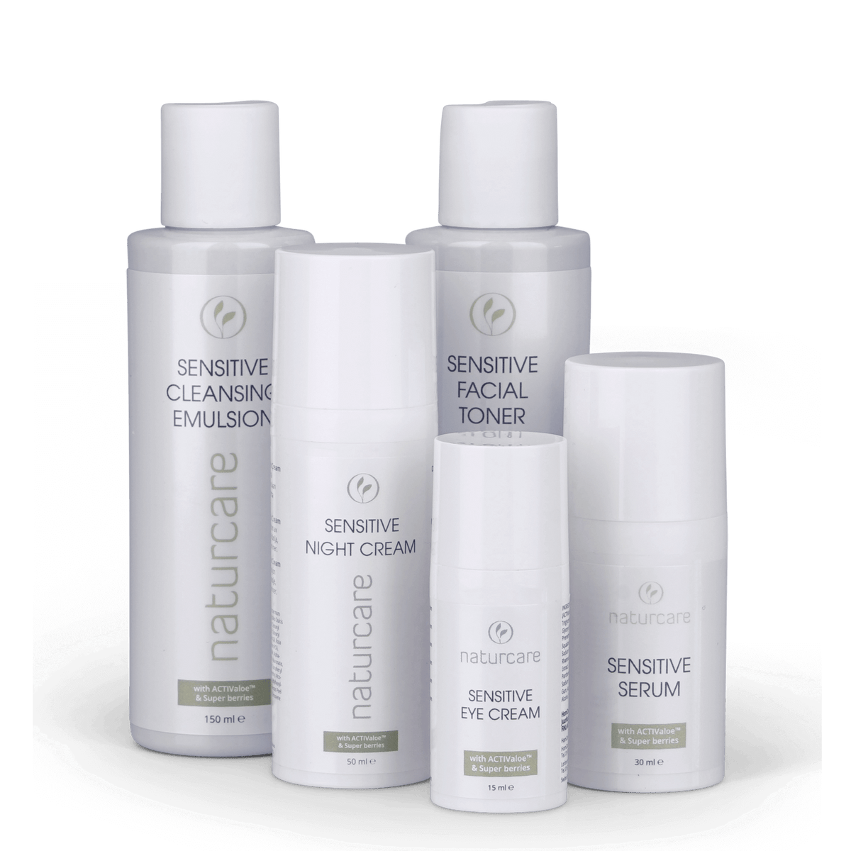 NaturCare Sensitive setti yövoiteella